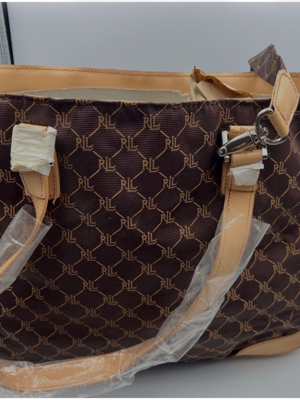 VINTAGE 18“ RALPH LAUREN WEEKENDER DUFFLE BAG